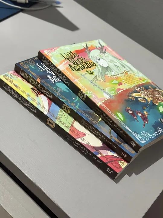 Little Witch Academia Mangá Volumes 1, 2 e 3 - Foto 3