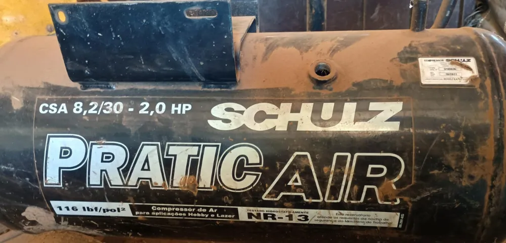 Tanque do Compressor de Ar SCHULZ 116 lb/pol2