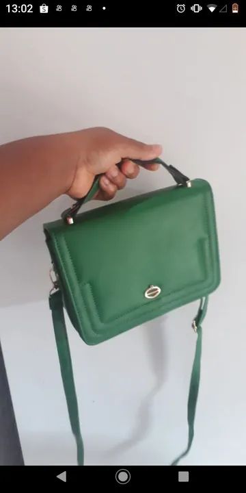 Bolsa de mao e tiracolo