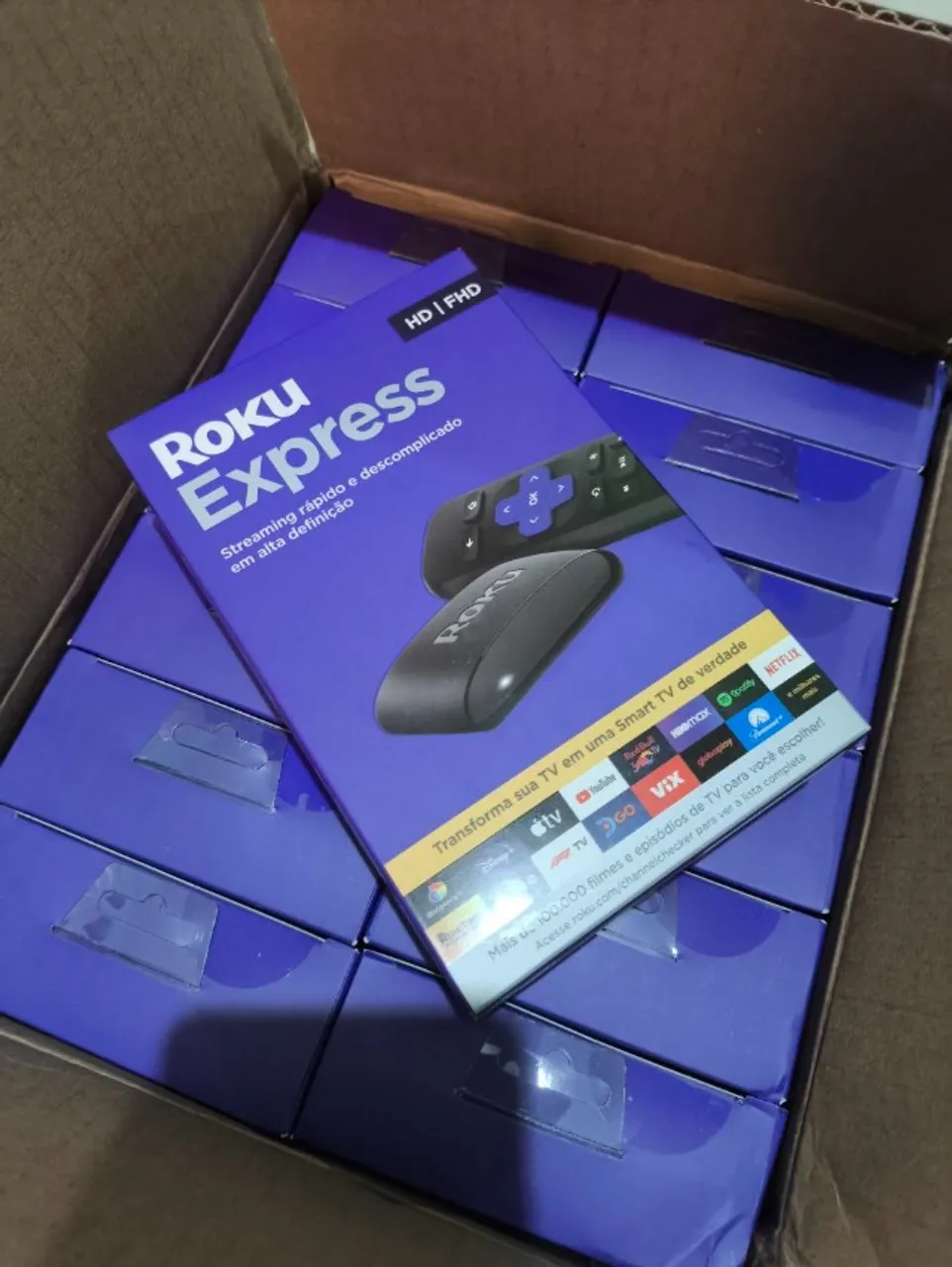 Roku Express - Streaming rápido e descomplicado em alta definição
