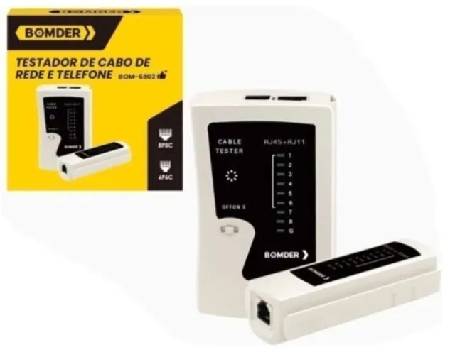 Testador de Cabo de Rede e Telefonia Bomvink BOM-6802 - Foto 2