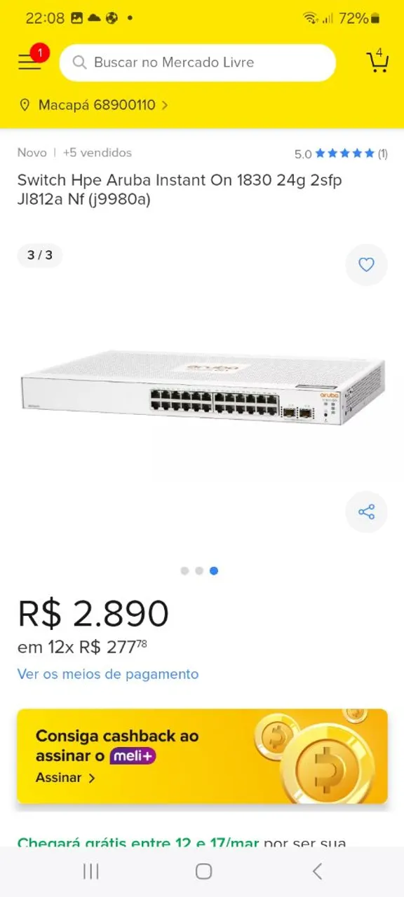 Switch HPE Aruba Instant On 1830 JL