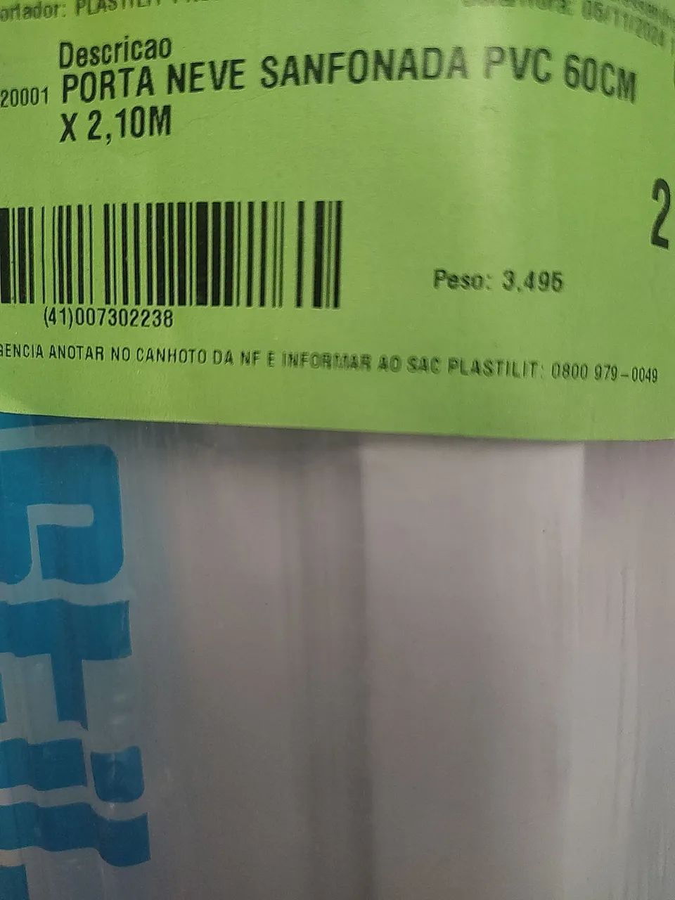 Porta sanfonada, 60cm, branco - Foto 2