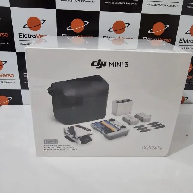 Drone Dji Mini 3 com Tela COMBO PLUS (Lacrado)