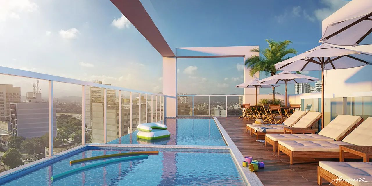 Vendo Ótimo Apto com 95m²  com 3 suítes em Centro - Nova Iguaçu - RJ