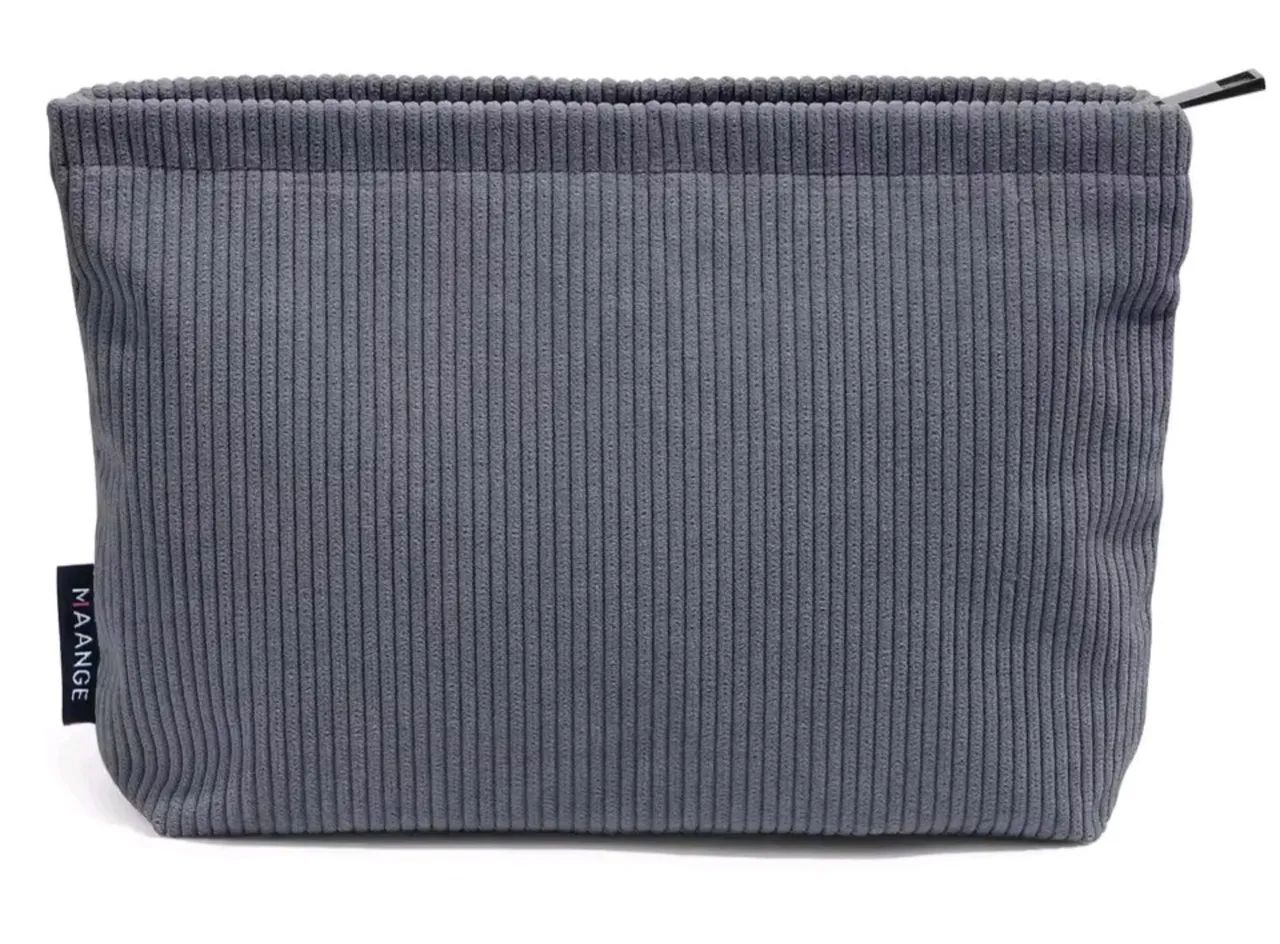 Necessaire veludo Cinza