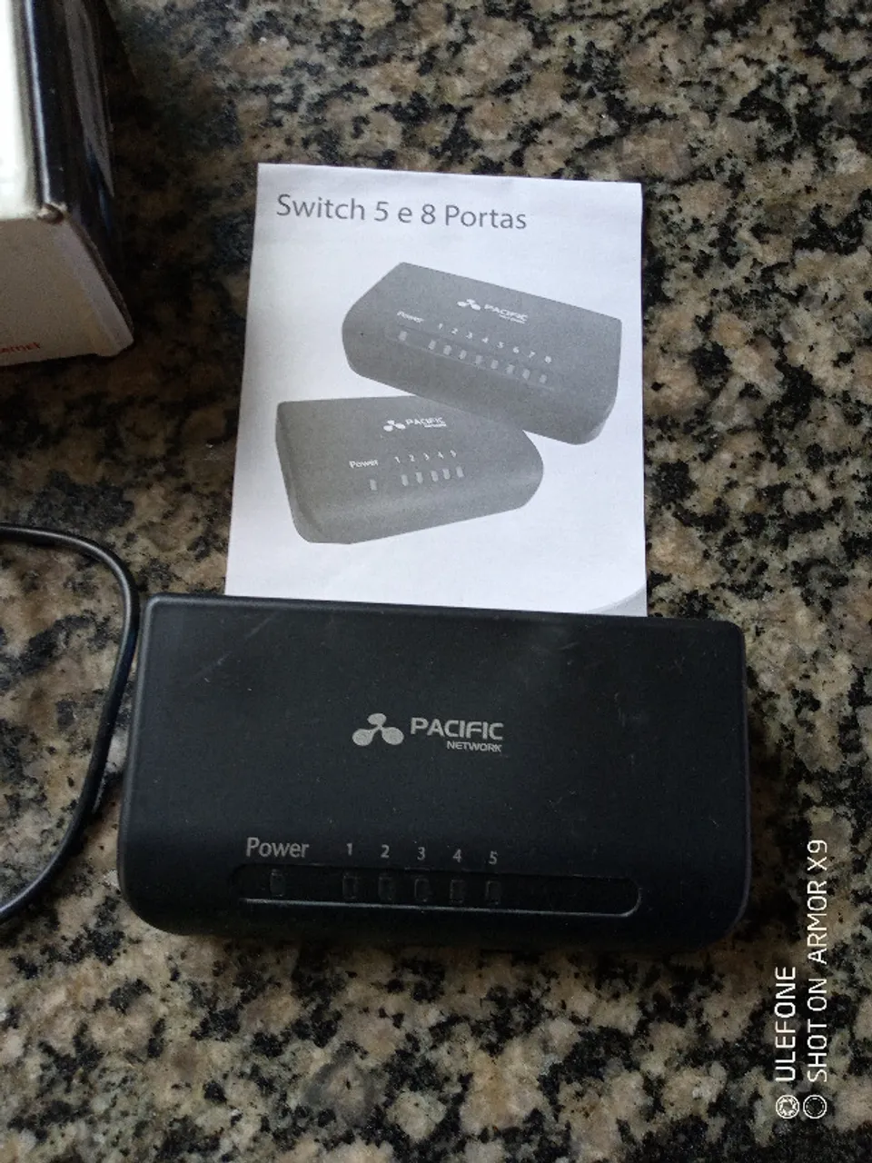 Switch 5 Portas 10/100mbps Pacific Network ( USADO )