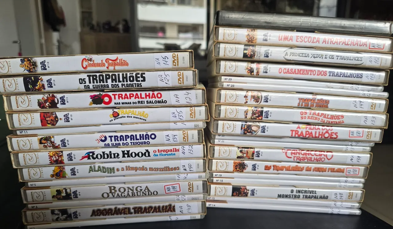 Coleção de DVDs Os Trapalhões - Diversos Títulos