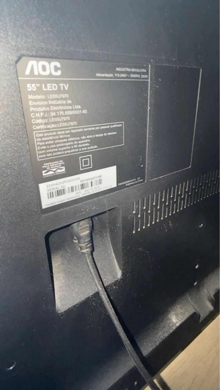 TV AOC 55 4K Ultra HD com controle - Foto 5