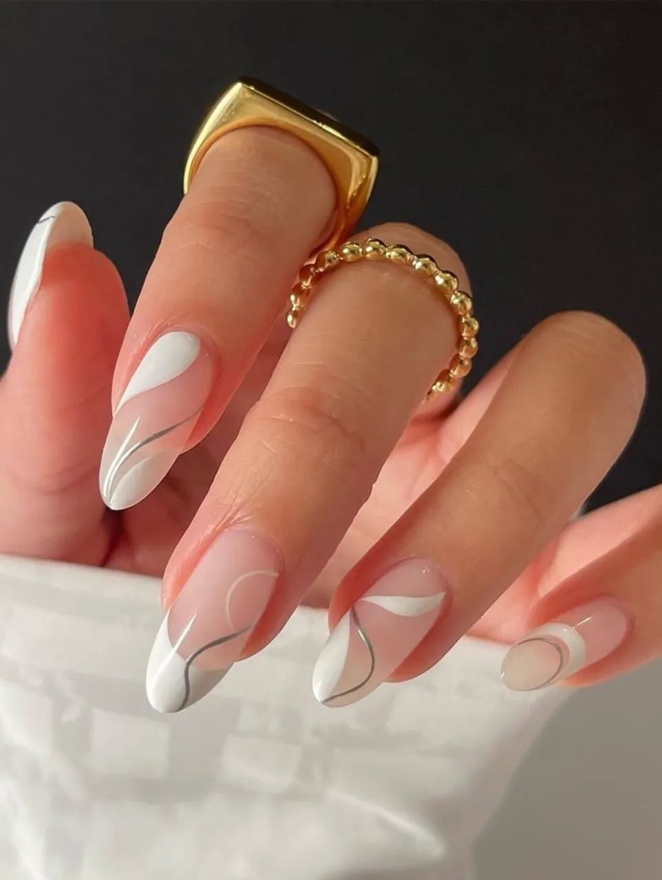 24 Peças de Unhas Postiças + Cola Transparente + Lixa de Unha