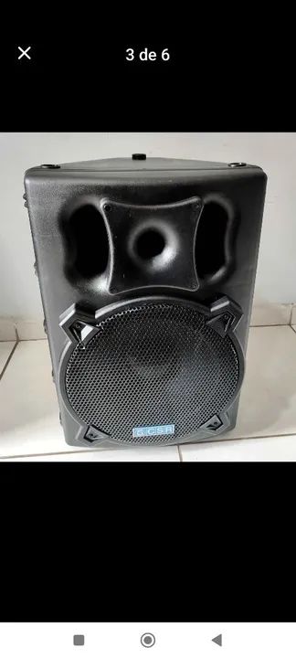 Caixa Ativa Amplificada CRS 15" 4000A  USB , Som Profissional  - Foto 4