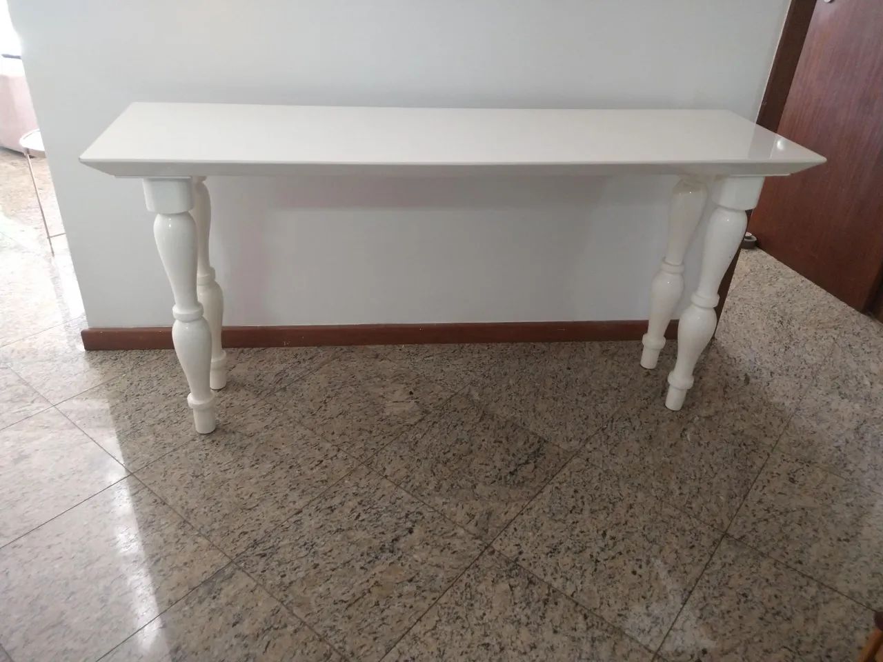 Aparador  branco de madeira laqueado - Foto 3