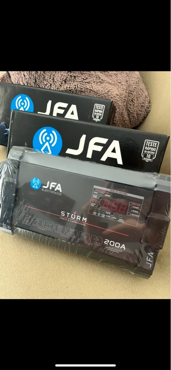 Fonte e Carregador JFA STORM 200A