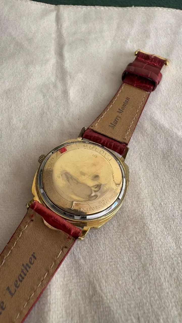 Relógio Bulova Vintage Dourado - Foto 2