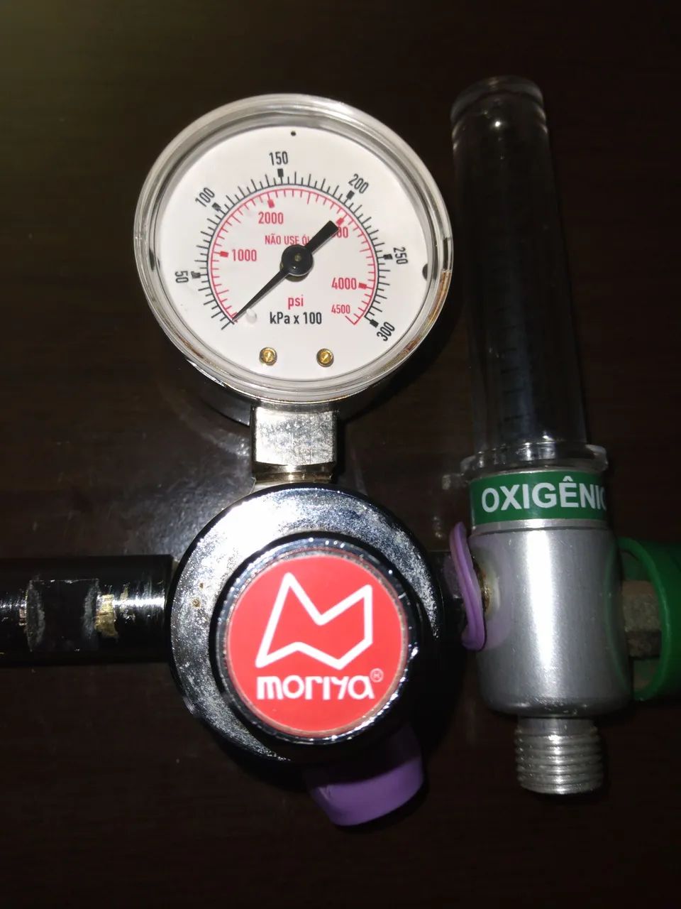 Manômetro para Oxigênio + fluxometro  - Foto 2