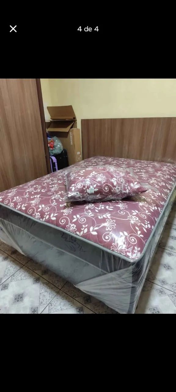 Cama box casal no precinho de atacado 