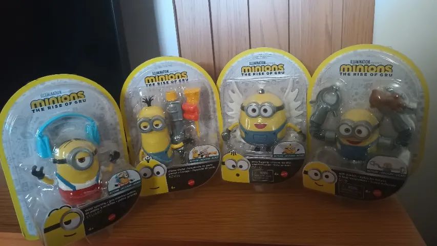  Minions Brinquedos Coleção The Rise of Gru - Foto 6