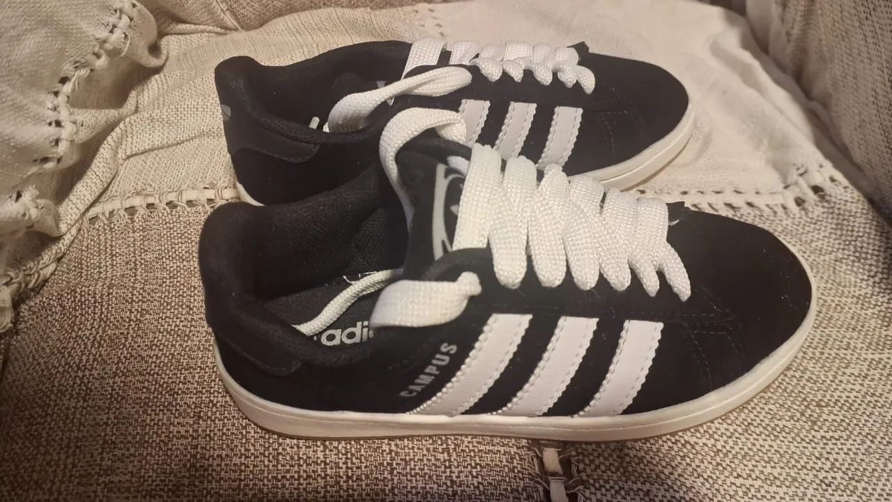 Tênis Adidas Campus Infantil 35 - Foto 3