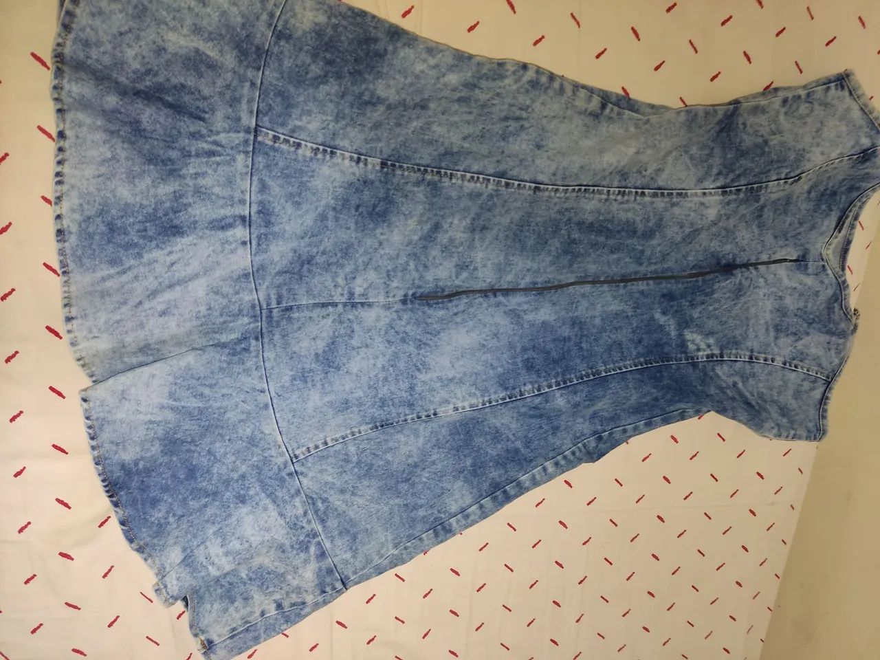 Vestido Jeans Azul Claro - Foto 3
