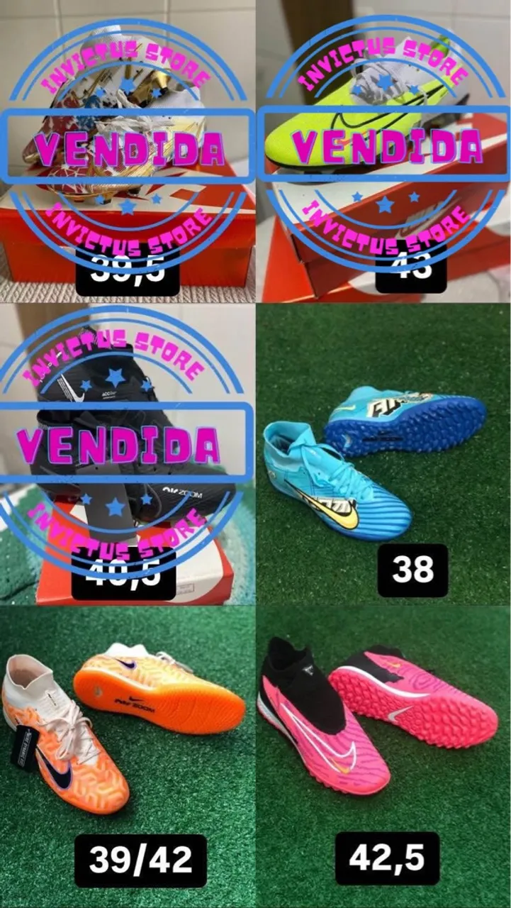 BLACK FRIDAY tudo a preço de custo Chuteiras Nike - Várias Opções - Novas!