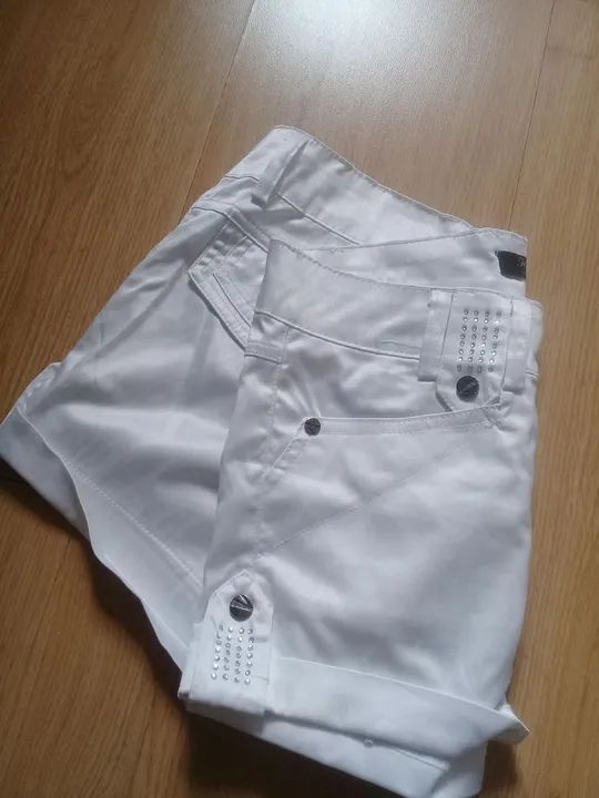 Short branco feminino - Foto 3