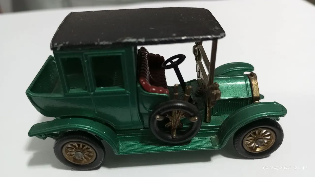 Carrinho de Brinquedo Antigo - Verde - Foto 6
