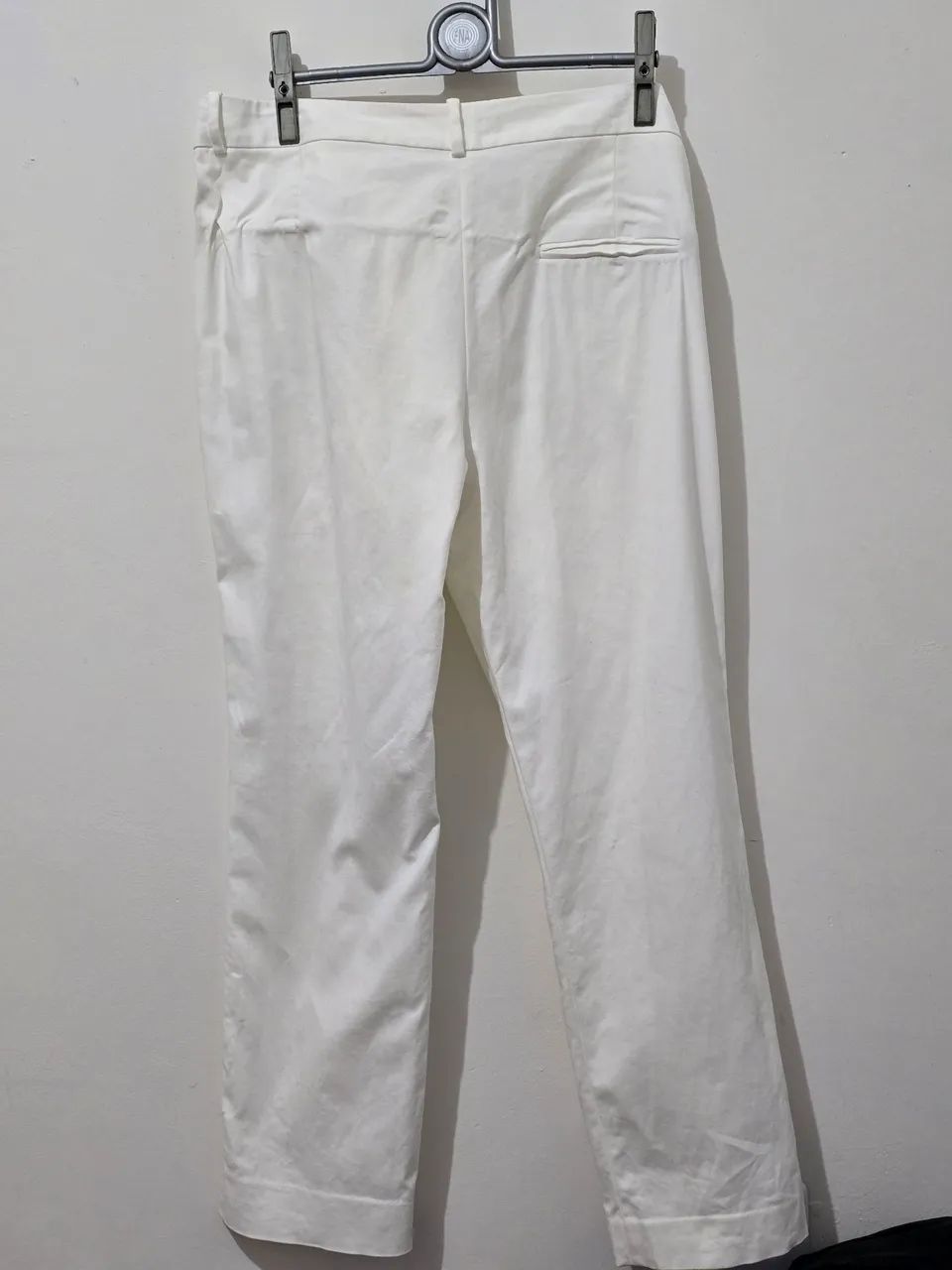 Zara Basics Calça Social Feminina Branca- USADO  - Foto 2