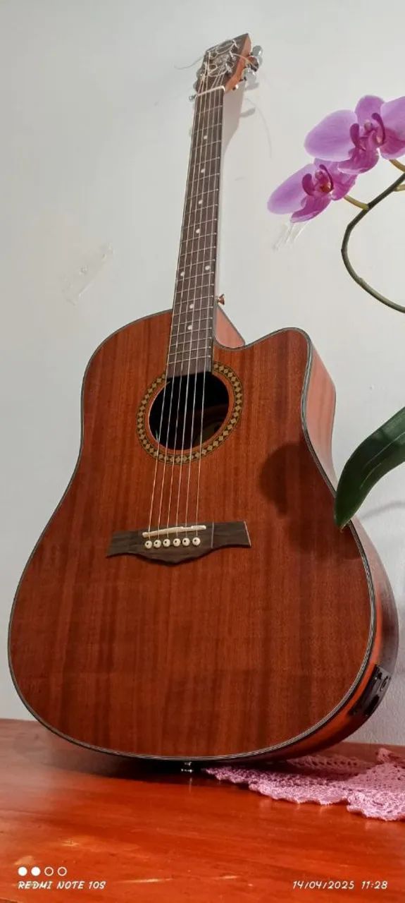 Violão Acústico com design elegante - Foto 5