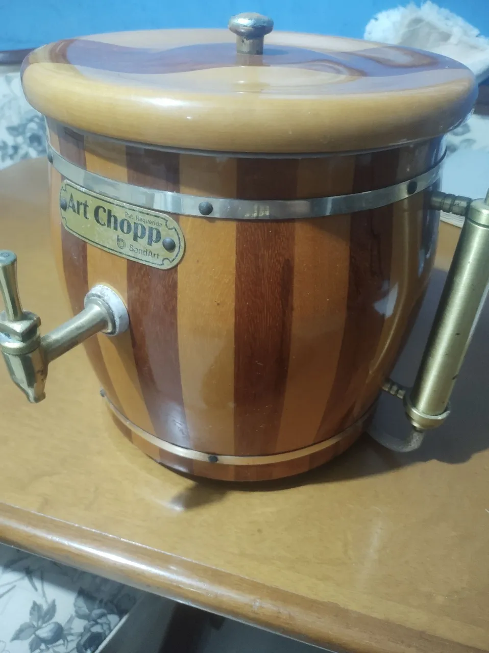 Chopeira Art Chopp - Barril de Madeira