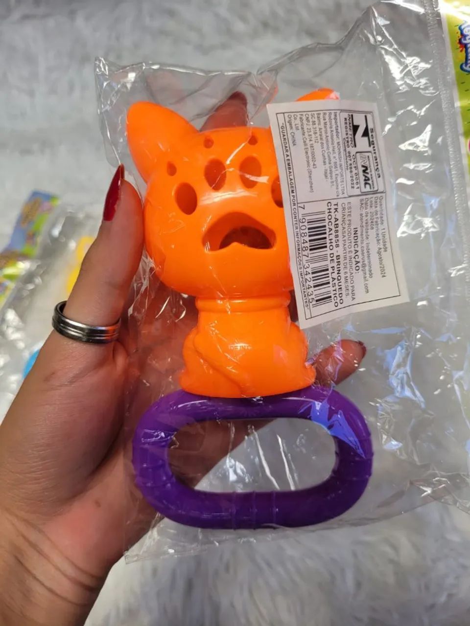 3 chocalhos para bebê  - Foto 5