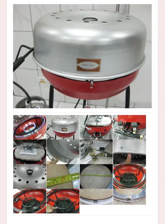 Churrasqueira a Gás Mini Chef