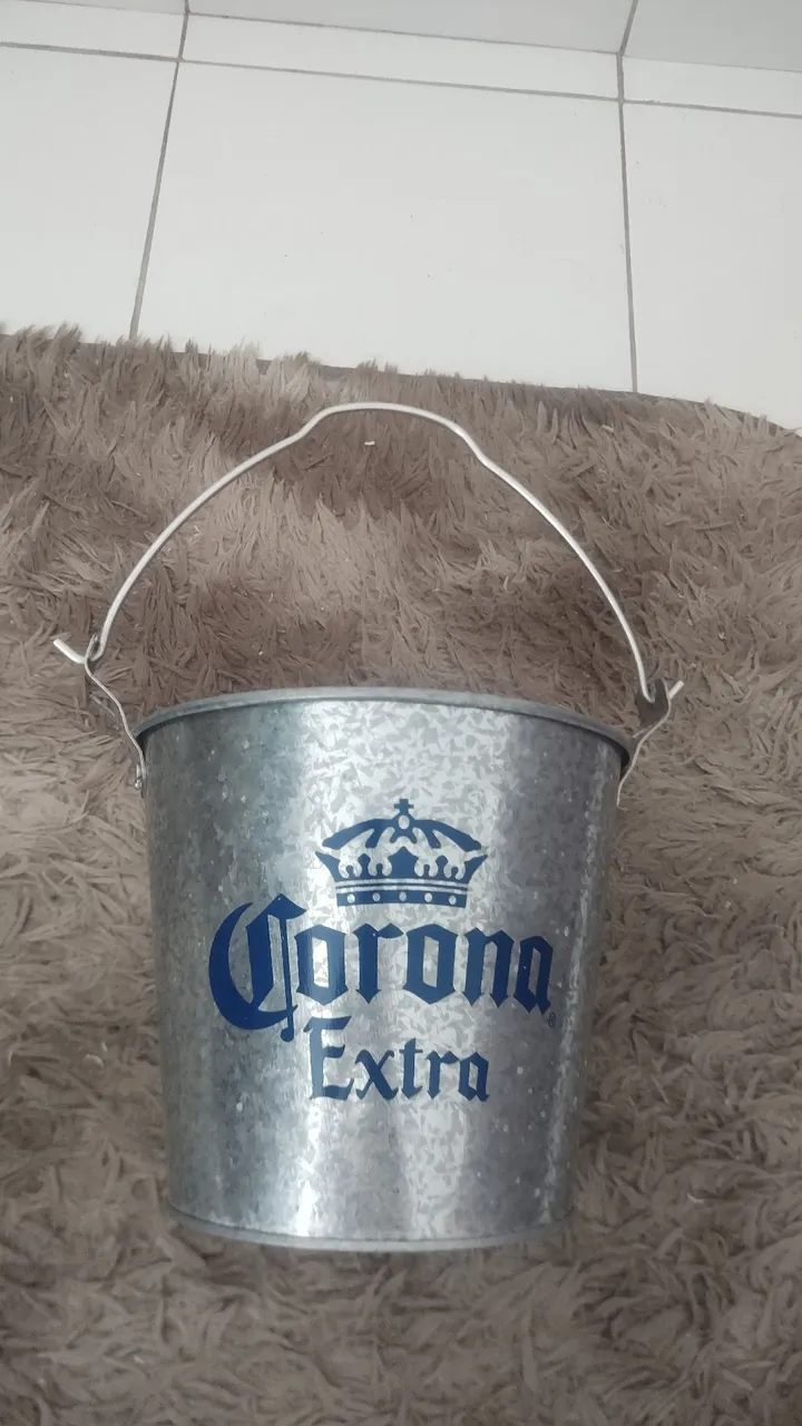 Balde de Gelo Corona Extra alumínio original 