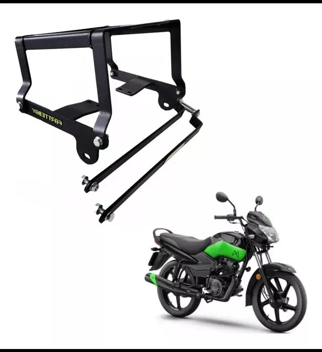 Suporte de baú de moto reforçado Dafra Tvs Sport Mottu - Foto 3