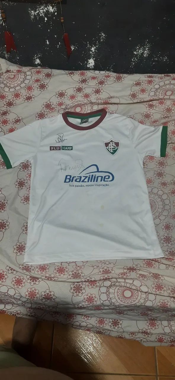 Camisa de Futebol Verde e Laranja - Foto 5