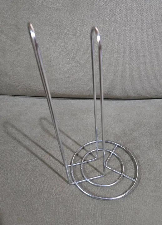 Suporte para Papel Toalha de Mesa em Aço Inoxidável - Foto 3