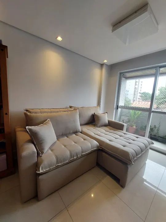 Sofá em linho real super confortável e elegante  - Foto 3