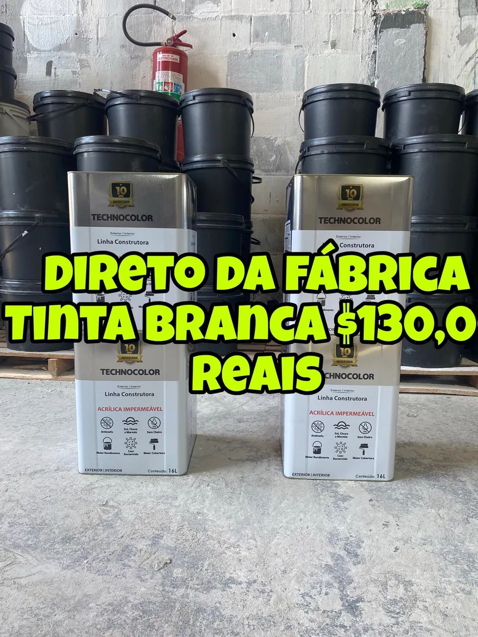 Tinta látex ACRÍLICA fosca sem cheiro garanta já a sua  - Foto 3