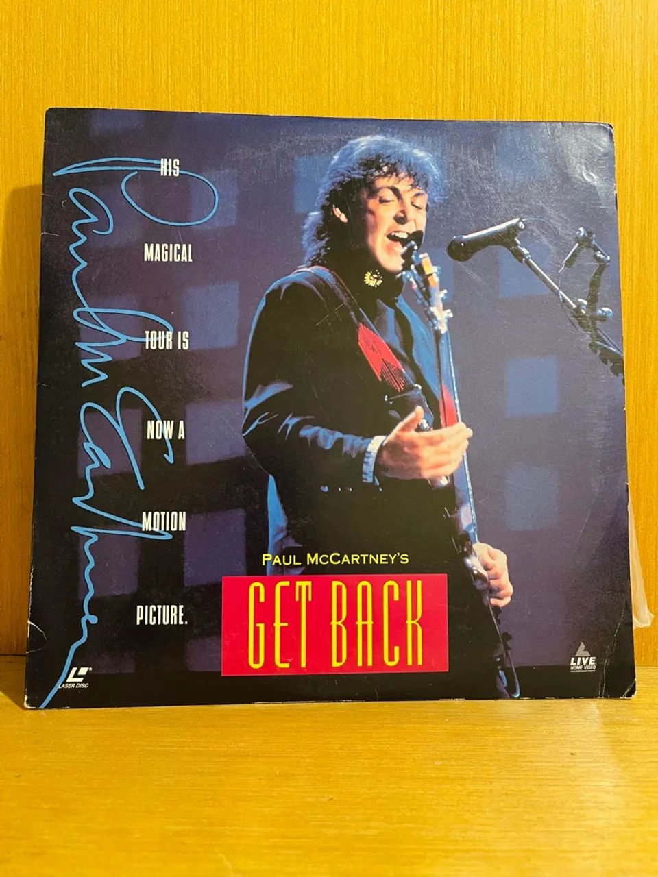 Paul McCartney Get Back Laser Disc LD importado