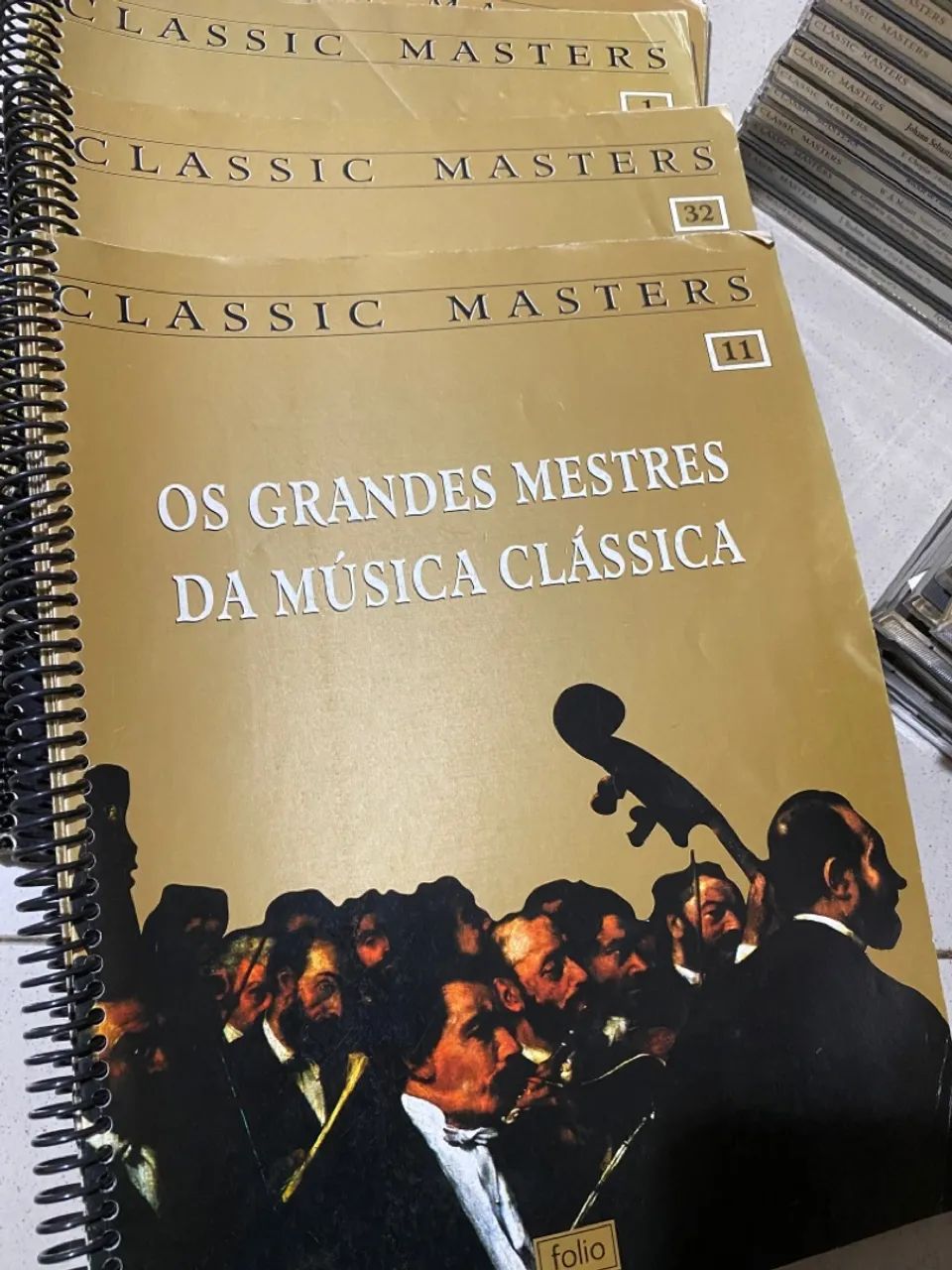 COLEÇÃO CLASSIC MASTERS - 65 CDs + Apostilas - Equipamentos e