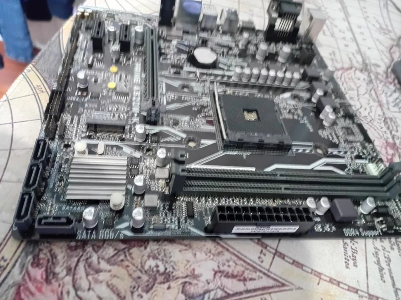 Placa mãe Asus Prime A320m-k BR USADA - Foto 5
