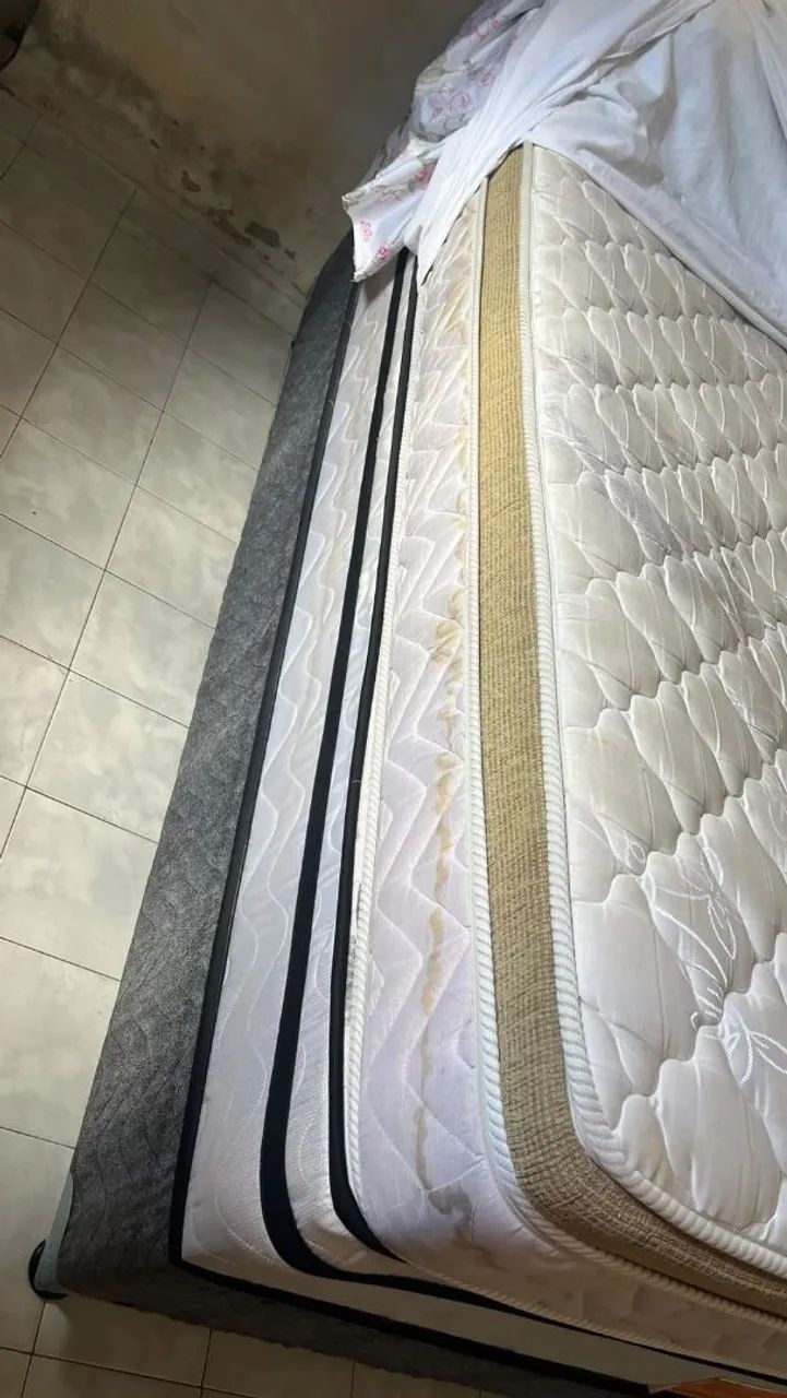 Cama box casal com colchão  - Foto 5