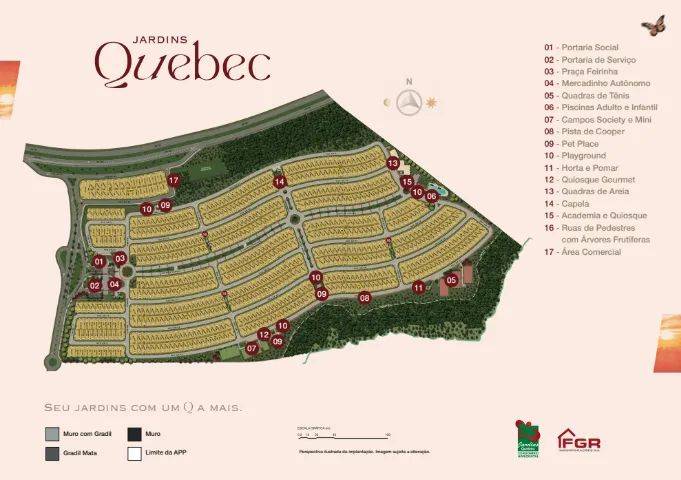 Ágio Lote Jardins Quebec 265,25m²