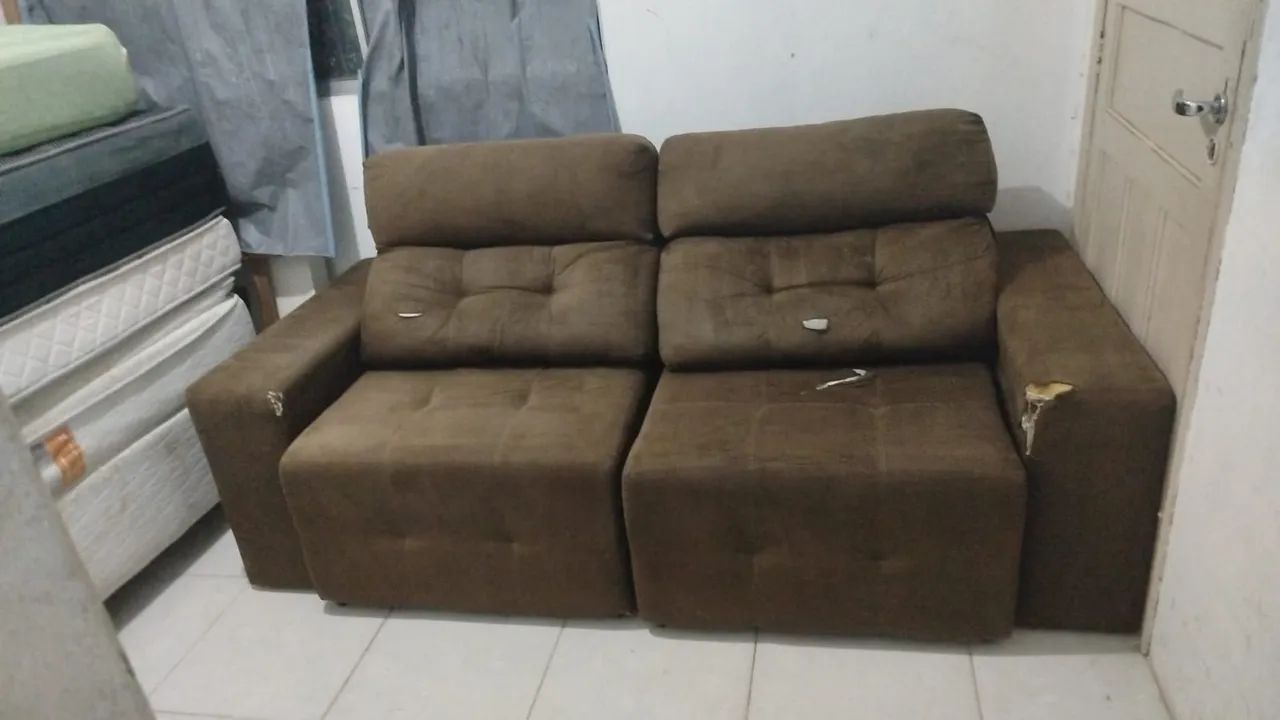 Sofá retrátil, entrega grátis