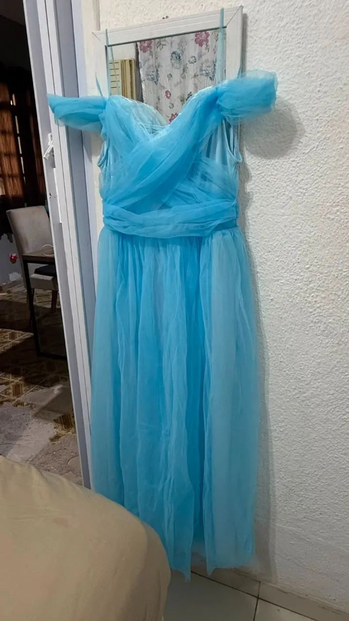 Vestido azul - dama