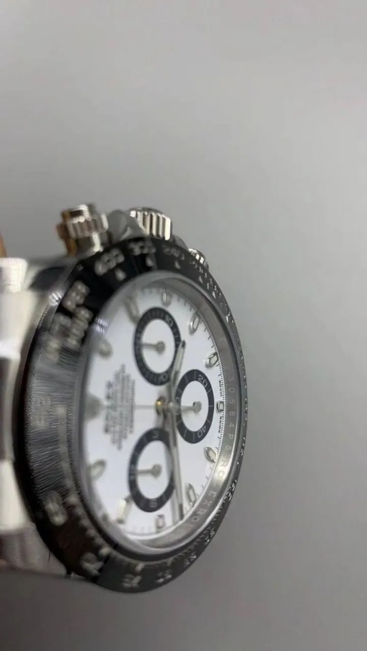Relógio Rolex Daytona Panda Base ETA completo com caixa envio Imediato  - Foto 2