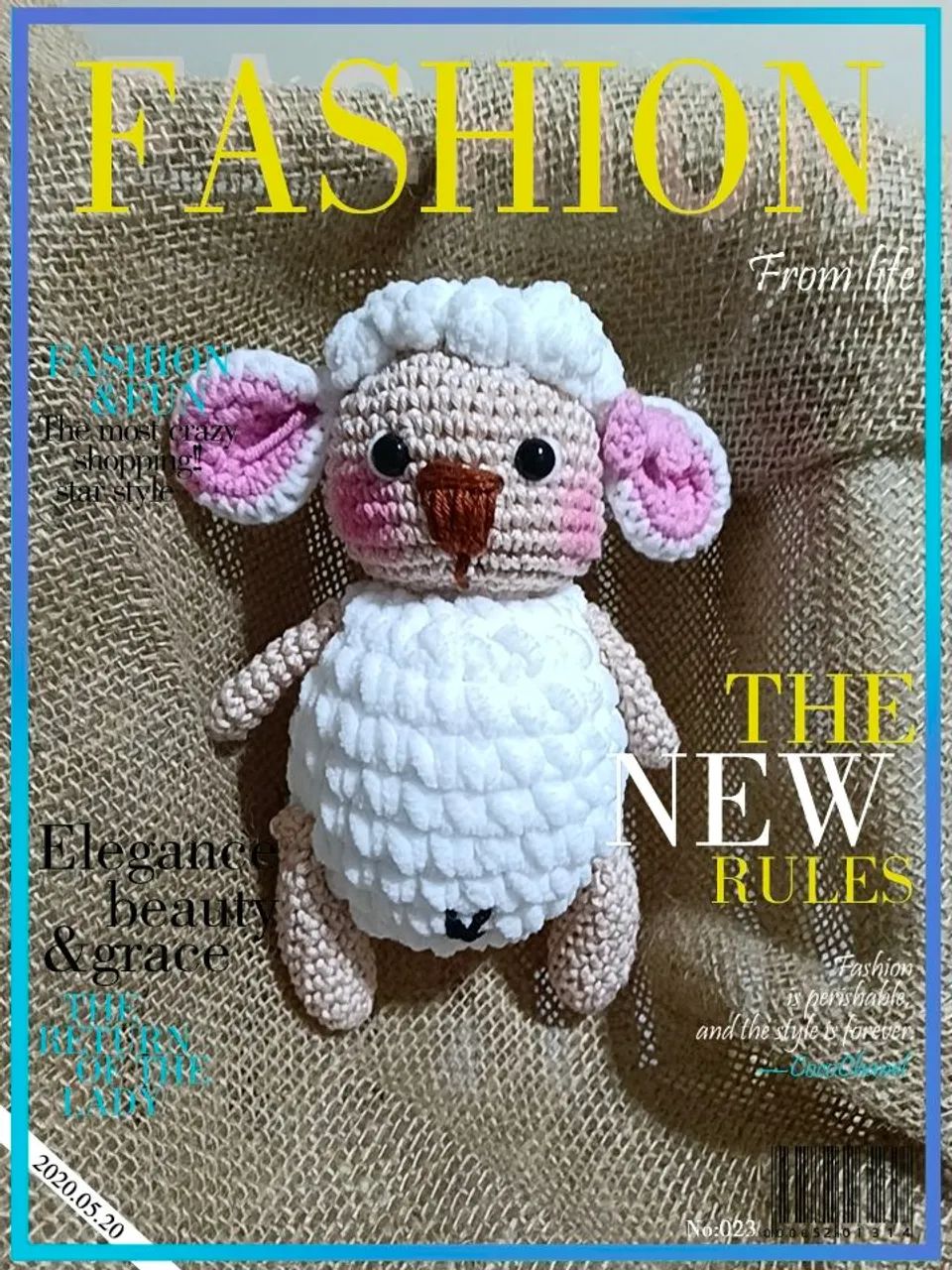 Ovelhinha amigurumi 