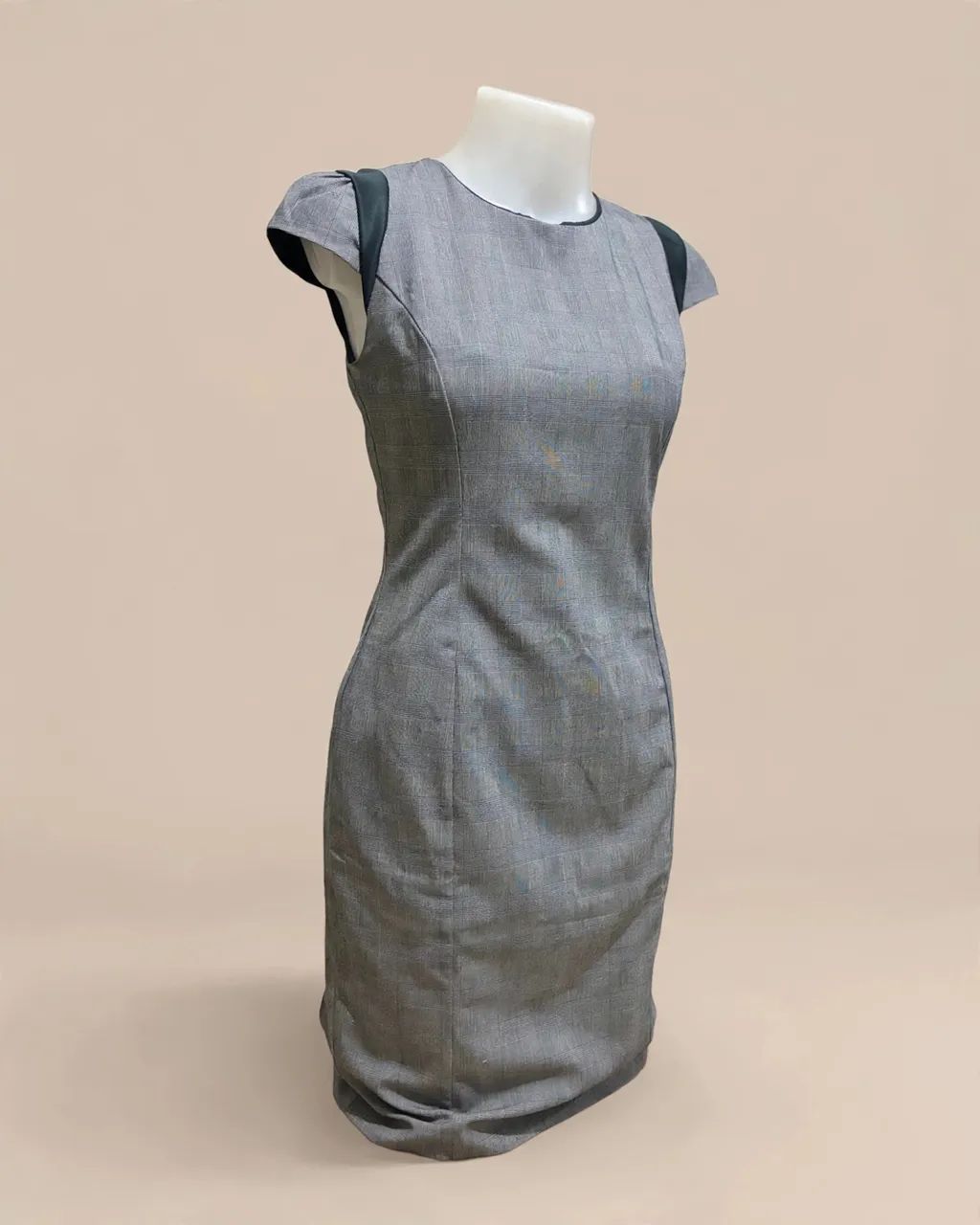 Vestido Cortelle Xadrez Cinza 40 - Foto 2