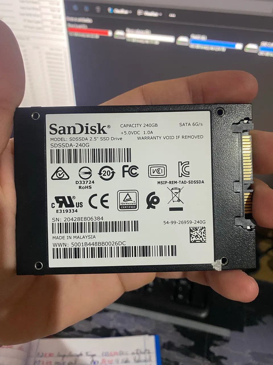 SSD SANDISK 240GB - Foto 2