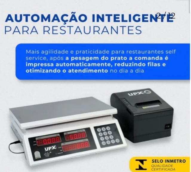 Balança comercial com impressora 