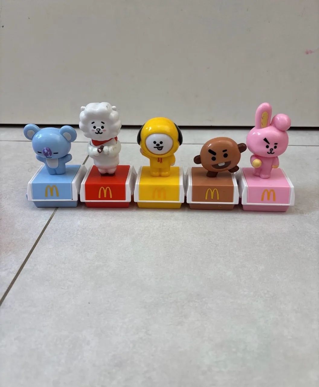 Coleção BT21 McDonalds imcompleta